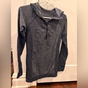 Blue Lululemon Quarter-Zip Athletic Pullover